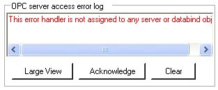 OPC Error Handler Control