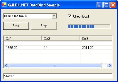 XMLDA.NET Sample client application